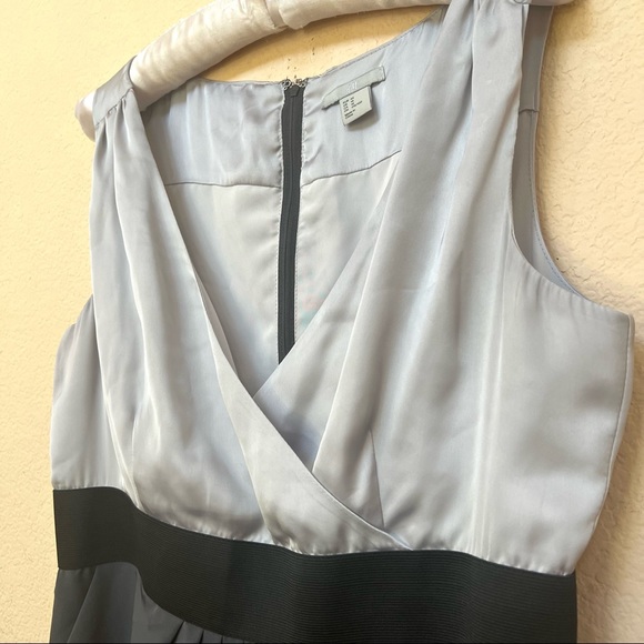 H&M Grey Black Sleeveless Dress Sz 14 B1/29 - Picture 6 of 14
